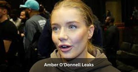 amberodonnell leaks|Amber ODonnell Having Sex